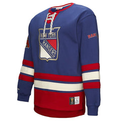 New York Rangers Heritage Lace-Up Pullover Sweatshirt -  NHL Sweatshirts