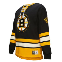 Boston Bruins Heritage Lace-Up Pullover Sweatshirt -  NHL Sweatshirts