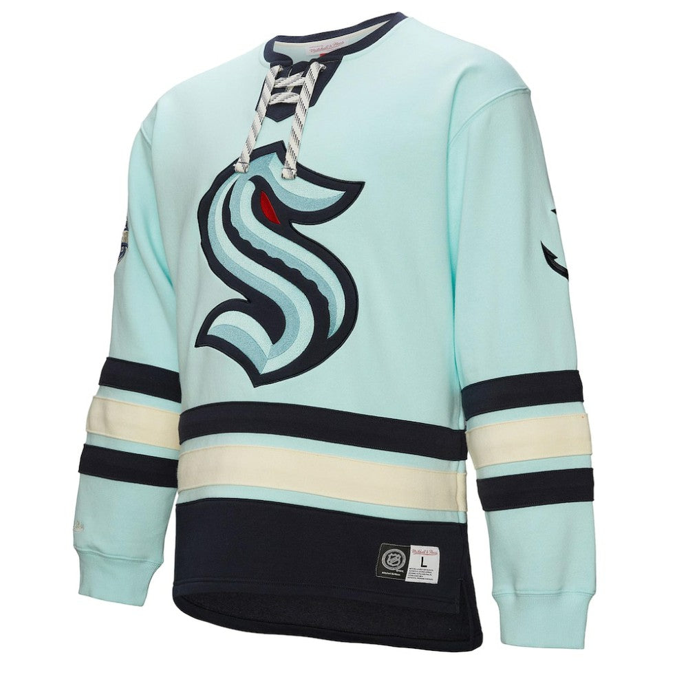 Seattle Kraken Heritage Lace-Up Pullover Sweatshirt -  NHL Sweatshirts