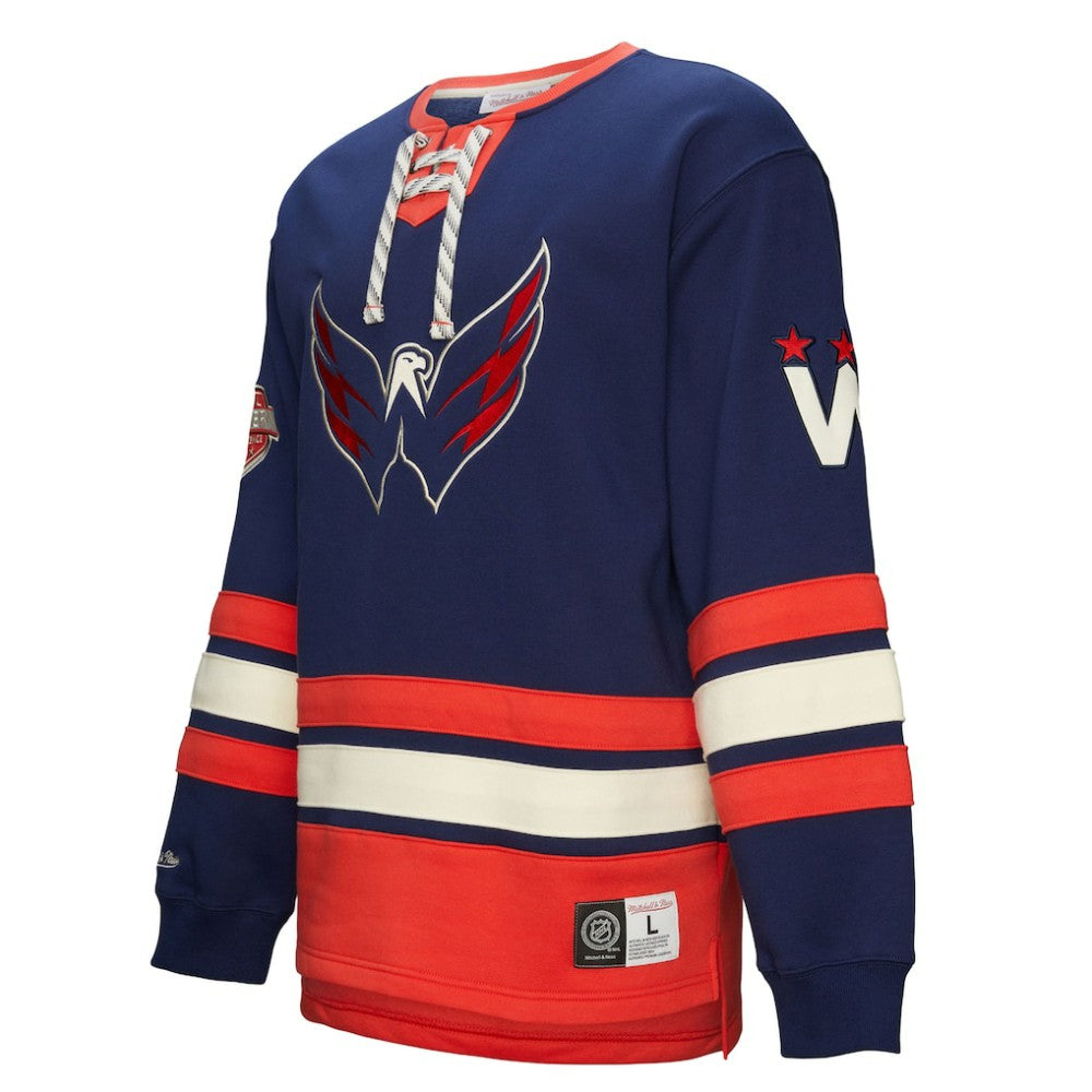 Washington Capitals Heritage Lace-Up Pullover Sweatshirt -  NHL Sweatshirts