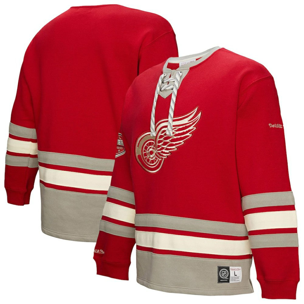 Detroit Red Wings Heritage Lace-Up Pullover Sweatshirt -  NHL Sweatshirts