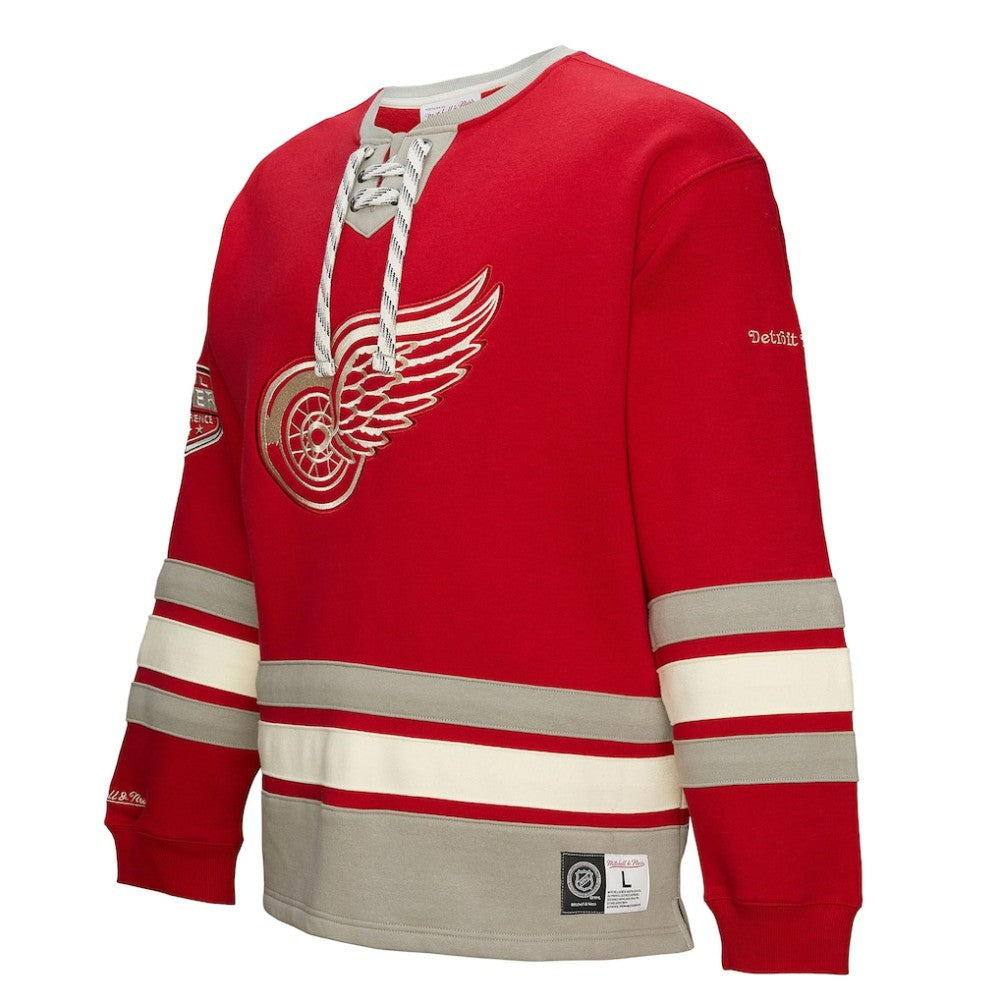 Detroit Red Wings Heritage Lace-Up Pullover Sweatshirt -  NHL Sweatshirts