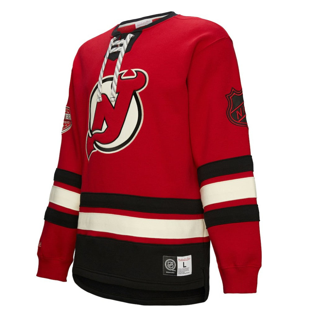 New Jersey Devils Heritage Lace-Up Pullover Sweatshirt -  NHL Sweatshirts