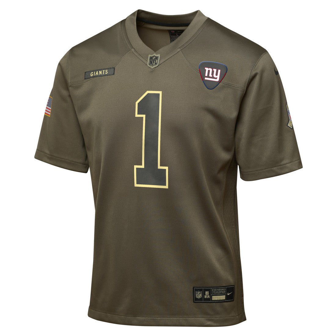 New York Giants Malik Nabers  Youth 2025 Salute to Service Game Jersey | NFL On sale