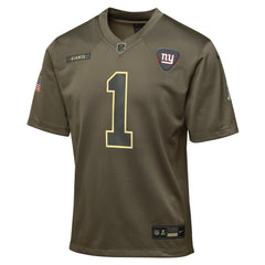 New York Giants Malik Nabers  Youth 2025 Salute to Service Game Jersey | NFL On sale