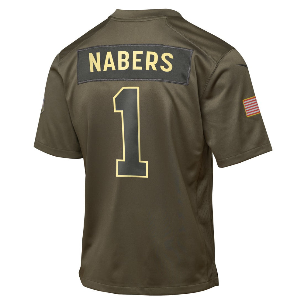 New York Giants Malik Nabers  Youth 2025 Salute to Service Game Jersey | NFL On sale