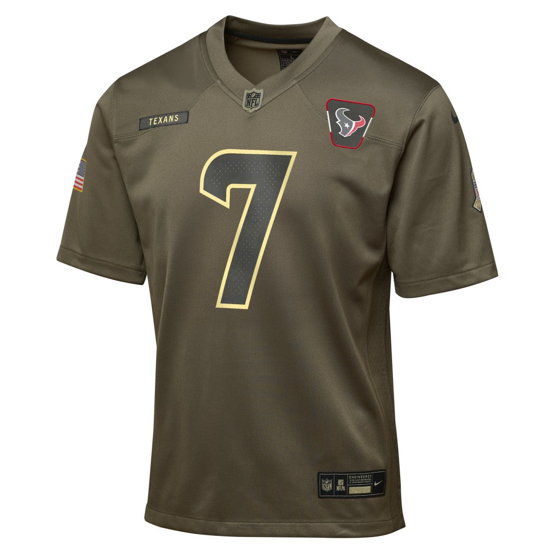 Houston Texans C.J. Stroud  Youth 2025 Salute to Service Game Jersey | NFL Discount