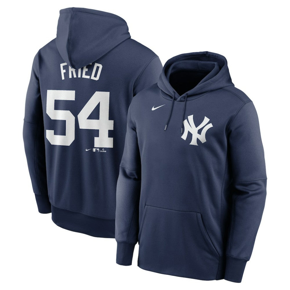 Max Fried New York Yankees Nike Name & Number Pullover Hoodie - MLB Hoodies