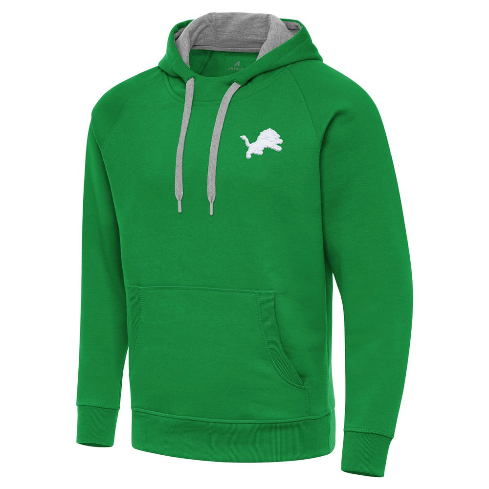 Detroit Lions Antigua St. Patrick's Day Victory Pullover Hoodie | NFL Outlet