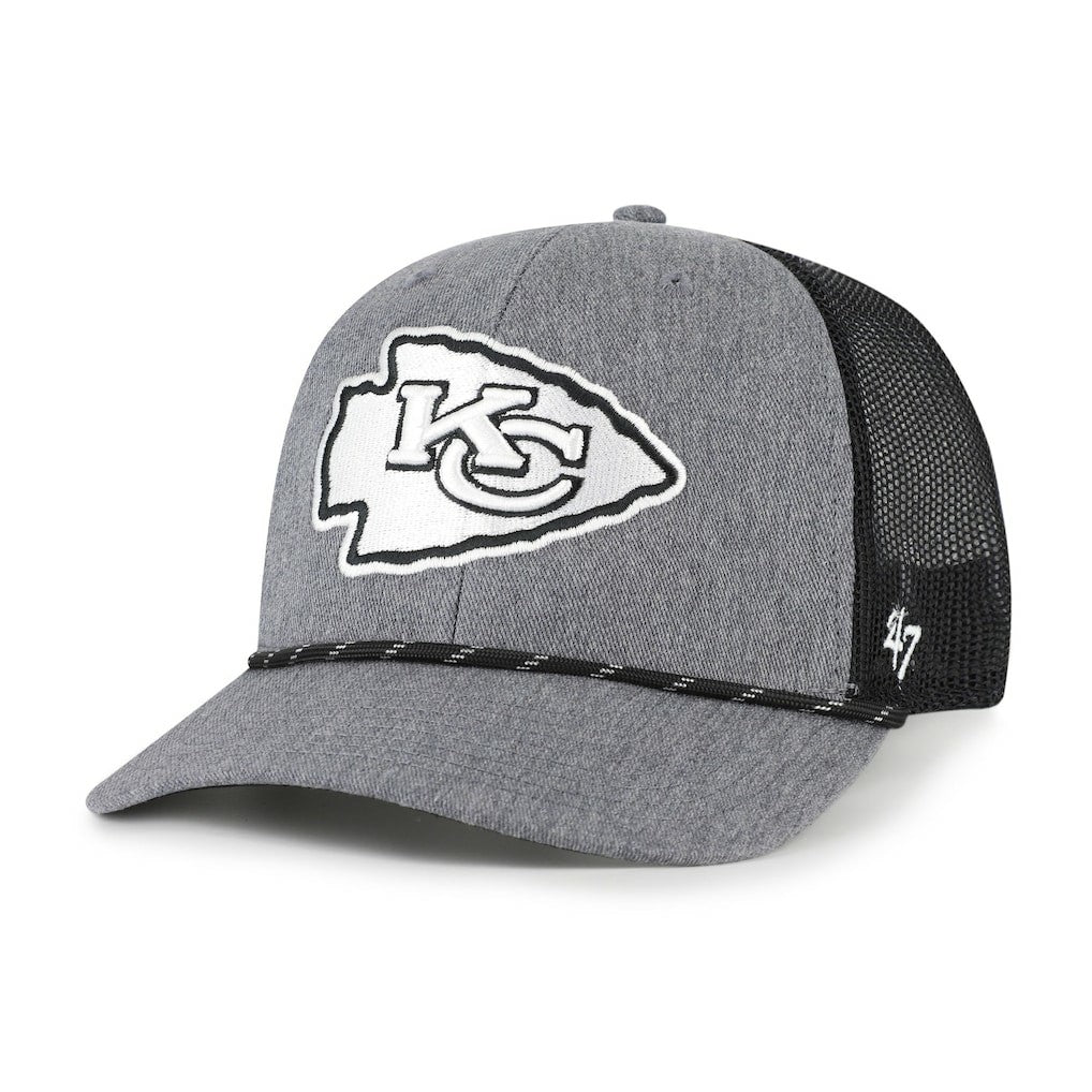 Kansas City Chiefs '47 Carbon Rope Trucker Adjustable Hat | NFL Near me