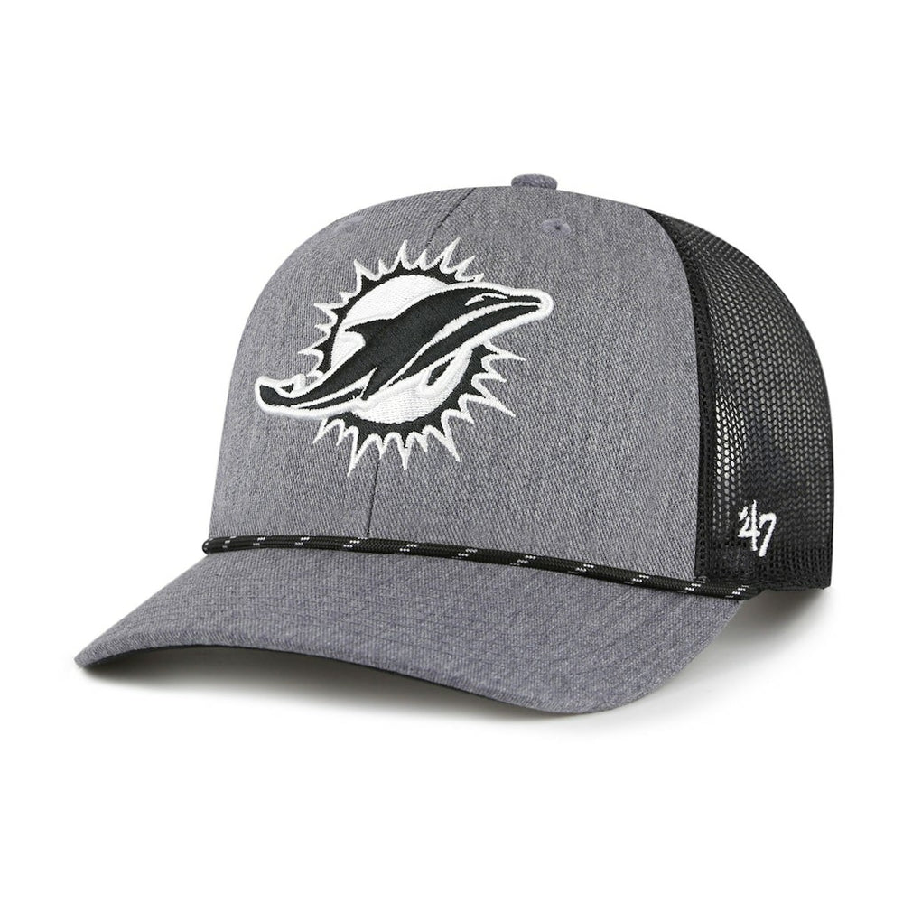 Miami Dolphins '47 Carbon Rope Trucker Adjustable Hat | NFL Sale