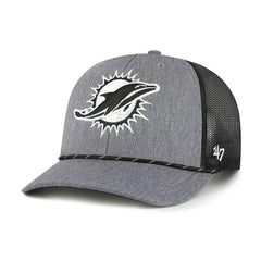 Miami Dolphins '47 Carbon Rope Trucker Adjustable Hat | NFL Sale
