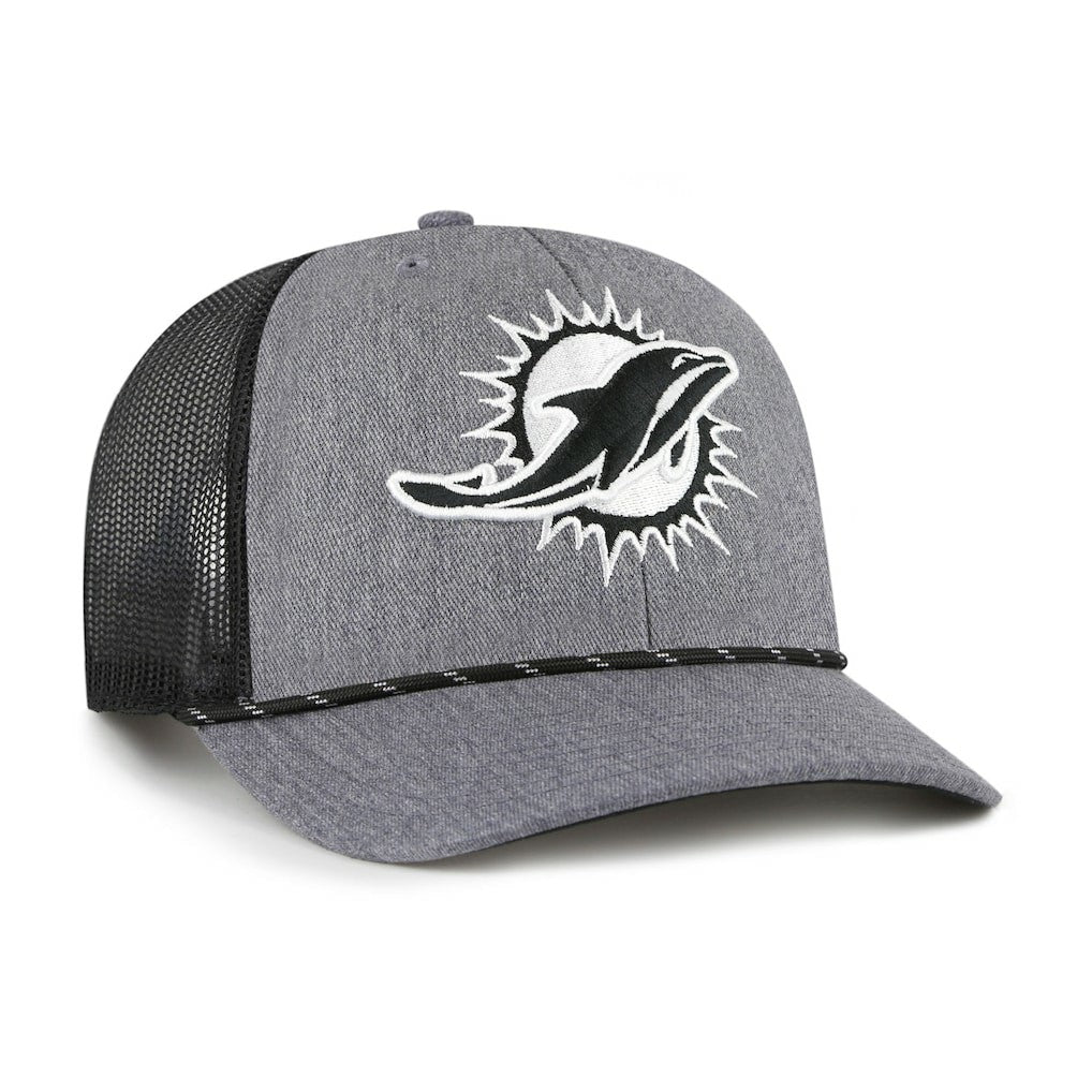 Miami Dolphins '47 Carbon Rope Trucker Adjustable Hat | NFL Sale