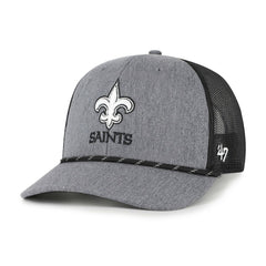 New Orleans Saints '47 Carbon Rope Trucker Adjustable Hat | NFL Hot