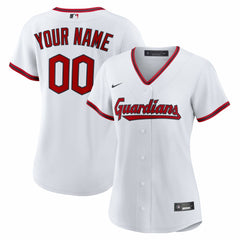 Cleveland Guardians Nike Women's Home Custom Replica 2.0 Jersey - MLB Jerseys