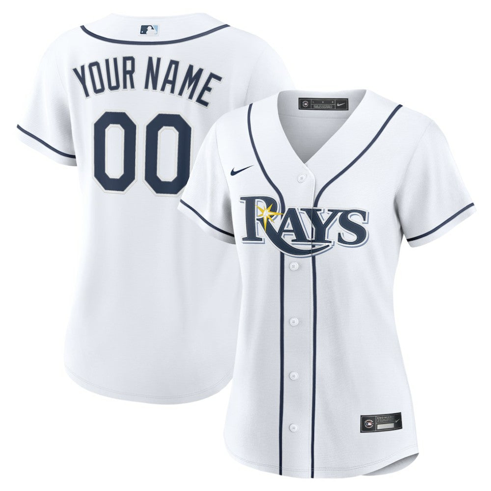 Tampa Bay Rays Nike Women's Home Custom Replica 2.0 Jersey - MLB Jerseys