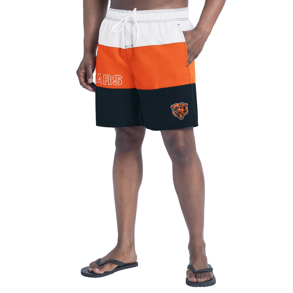 Chicago Bears G-III Sports by Carl Banks Sunrise Volley Swim Shorts | NFL New