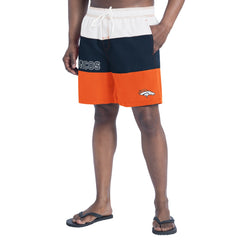 Denver Broncos G-III Sports by Carl Banks Sunrise Volley Swim Shorts | NFL Hot