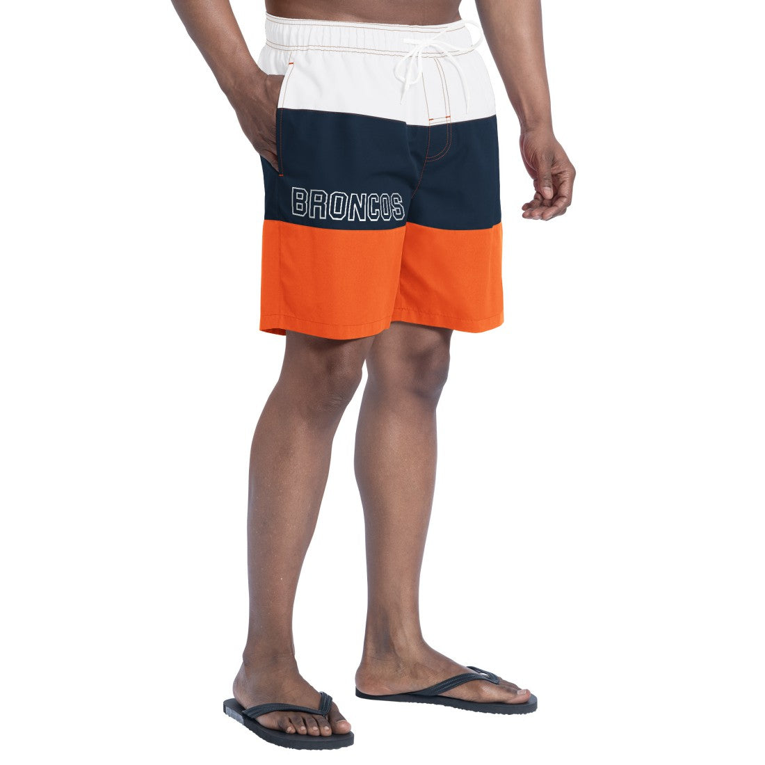 Denver Broncos G-III Sports by Carl Banks Sunrise Volley Swim Shorts | NFL Hot