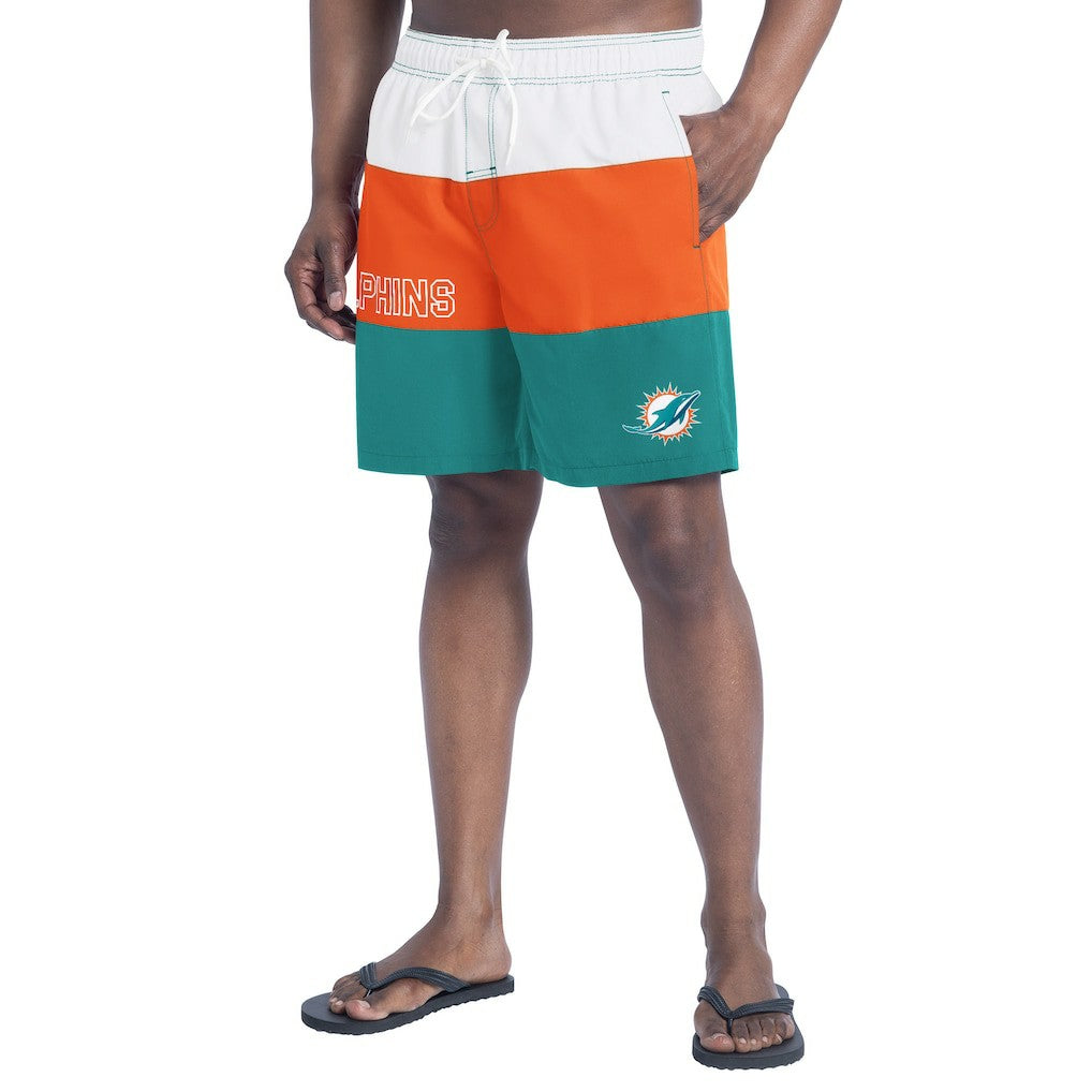 Miami Dolphins G-III Sports by Carl Banks Sunrise Volley Swim Shorts | NFL Online