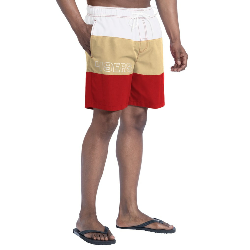 San Francisco 49ers G-III Sports by Carl Banks Sunrise Volley Swim Shorts | NFL Online