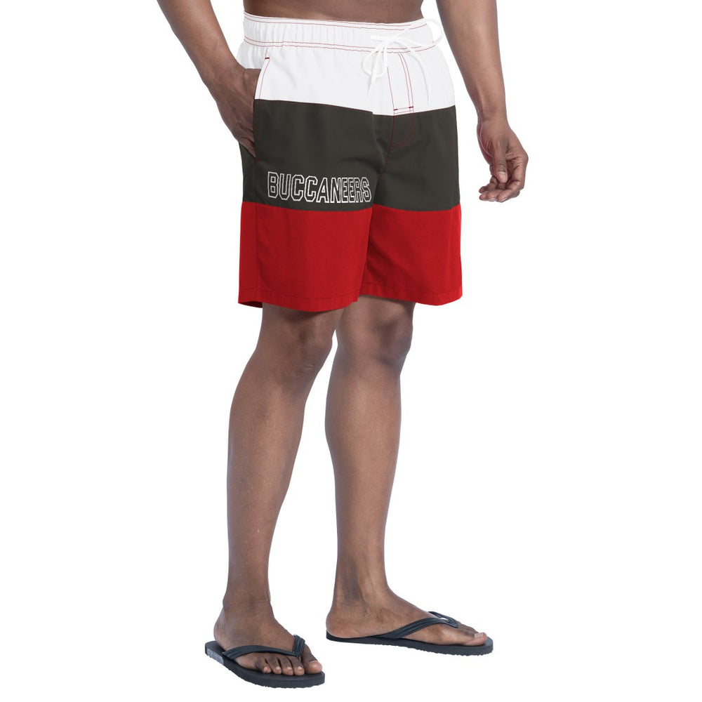 Tampa Bay Buccaneers G-III Sports by Carl Banks Sunrise Volley Swim Shorts | NFL Online