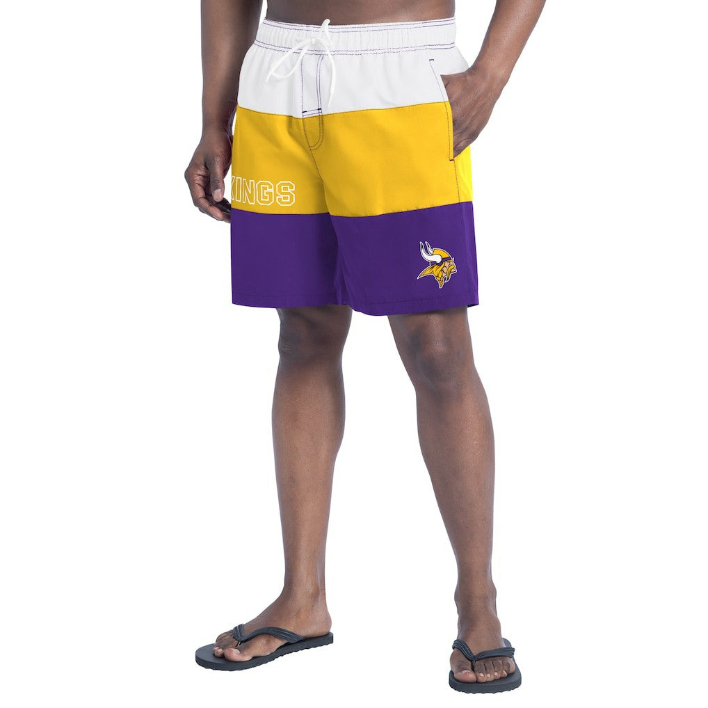 Minnesota Vikings G-III Sports by Carl Banks Sunrise Volley Swim Shorts | NFL New