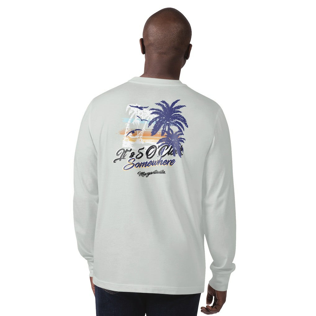 Baltimore Ravens Margaritaville It's Five O'Clock Somewhere Long Sleeve T-Shirt | NFL Sale