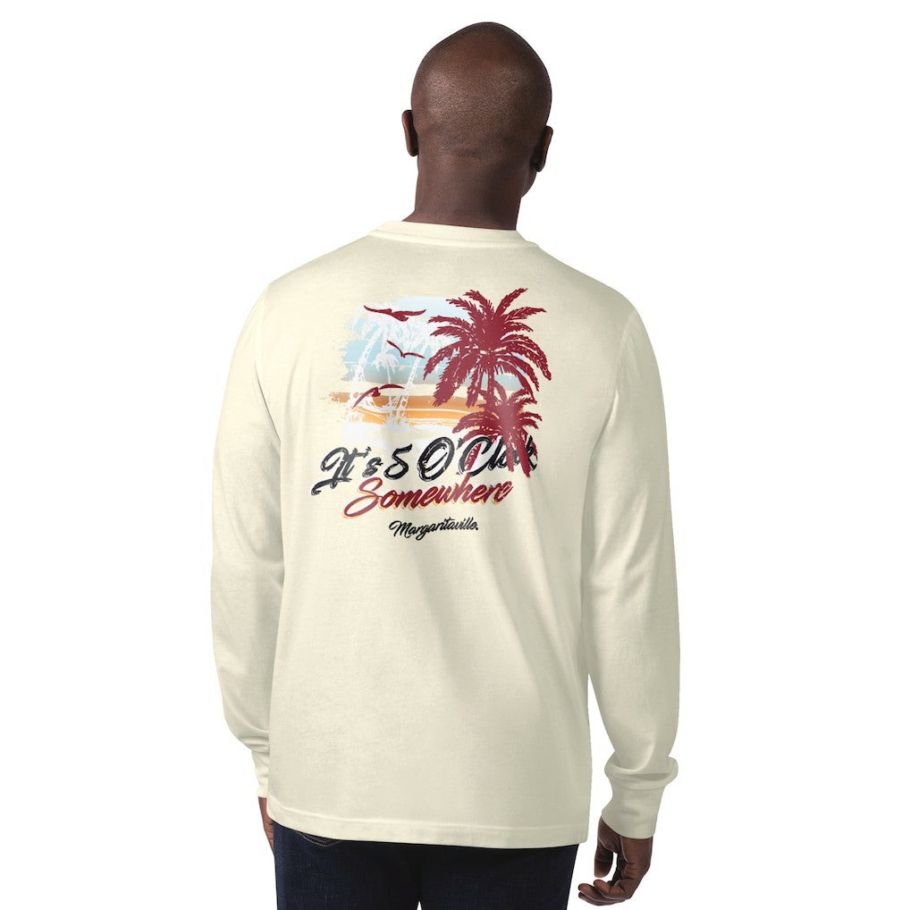 Arizona Cardinals Margaritaville It's Five O'Clock Somewhere Long Sleeve T-Shirt | NFL On sale