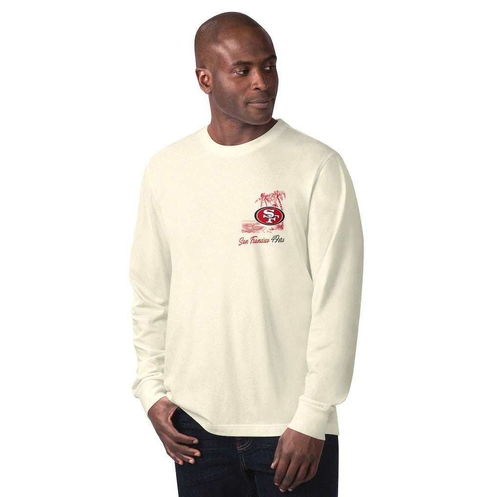 San Francisco 49ers Margaritaville It's Five O'Clock Somewhere Long Sleeve T-Shirt | NFL On sale