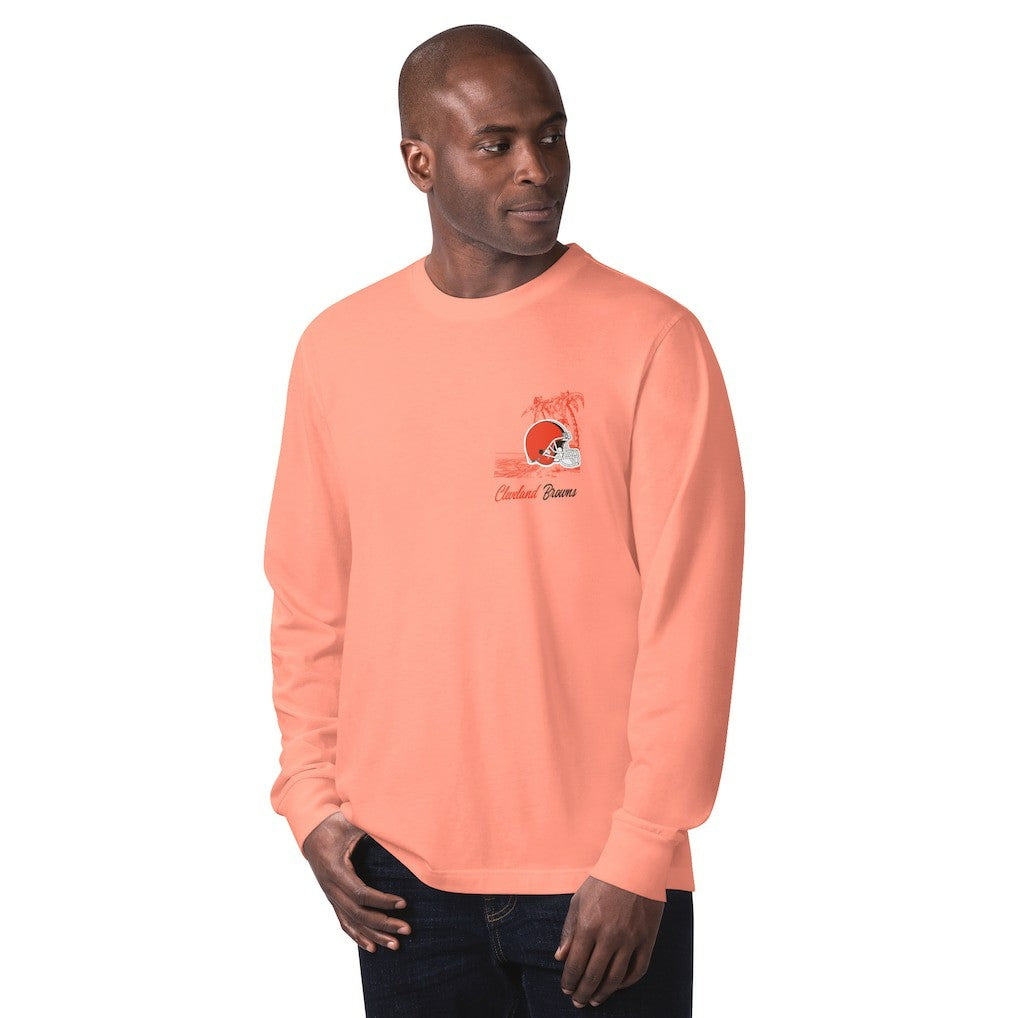 Cleveland Browns Margaritaville It's Five O'Clock Somewhere Long Sleeve T-Shirt | NFL US