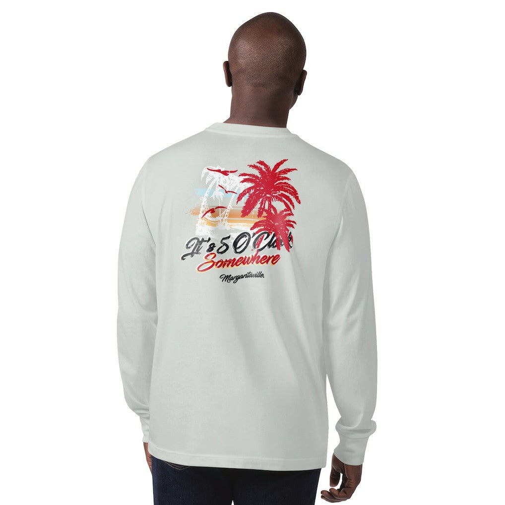 Atlanta Falcons Margaritaville It's Five O'Clock Somewhere Long Sleeve T-Shirt | NFL Online