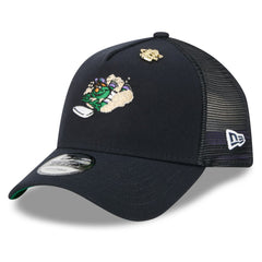 Boston Red Sox New Era 2025 Big League Chew A-Frame 9FORTY Adjustable Trucker Hat - MLB Hats