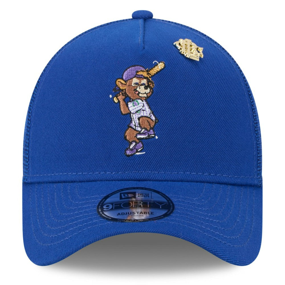Chicago Cubs New Era 2025 Big League Chew A-Frame 9FORTY Adjustable Trucker Hat - MLB Hats