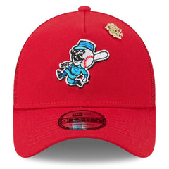 Cincinnati Reds New Era 2025 Big League Chew A-Frame 9FORTY Adjustable Trucker Hat - MLB Hats