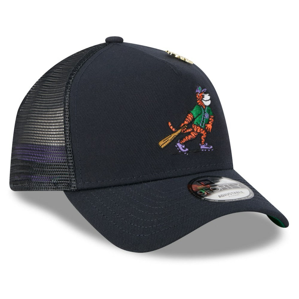 Detroit Tigers New Era 2025 Big League Chew A-Frame 9FORTY Adjustable Trucker Hat - MLB Hats