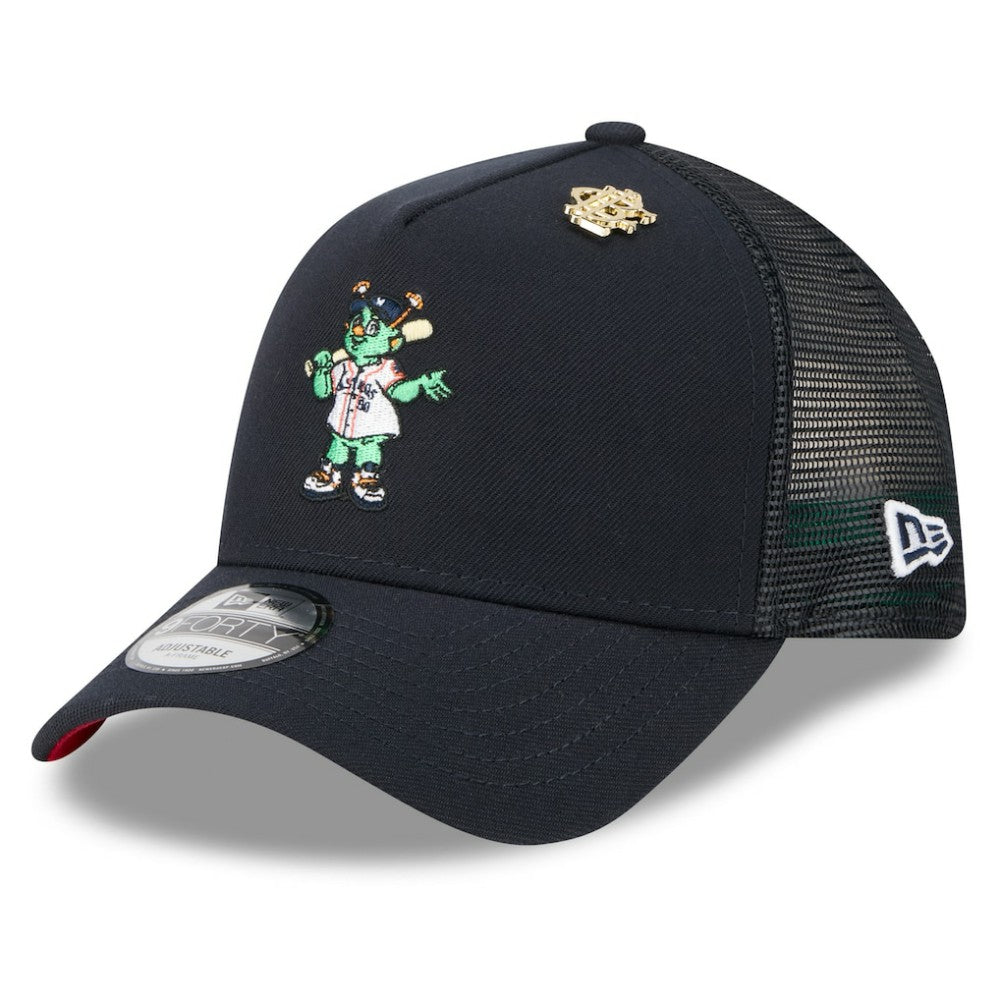 Houston Astros New Era 2025 Big League Chew A-Frame 9FORTY Adjustable Trucker Hat - MLB Hats
