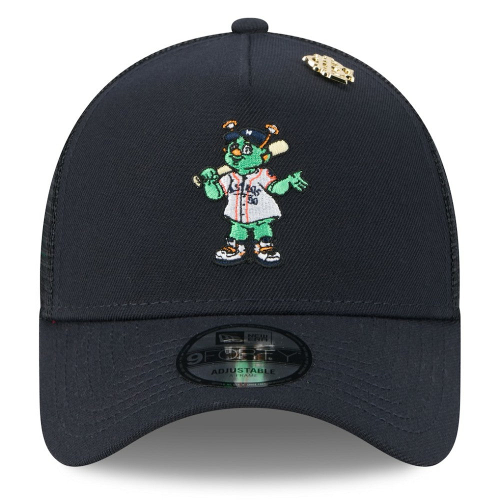 Houston Astros New Era 2025 Big League Chew A-Frame 9FORTY Adjustable Trucker Hat - MLB Hats