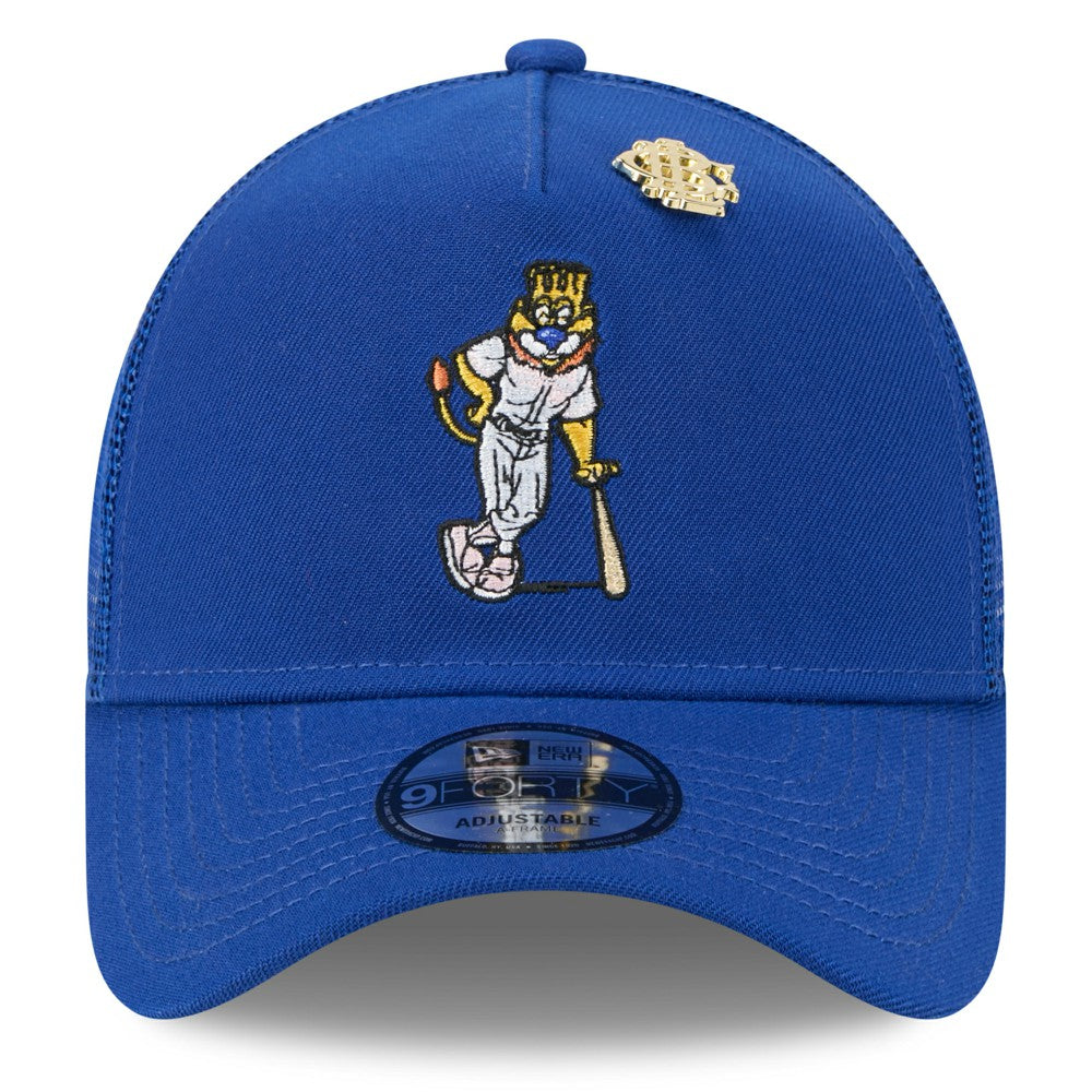 Kansas City Royals New Era 2025 Big League Chew A-Frame 9FORTY Adjustable Trucker Hat - MLB Hats