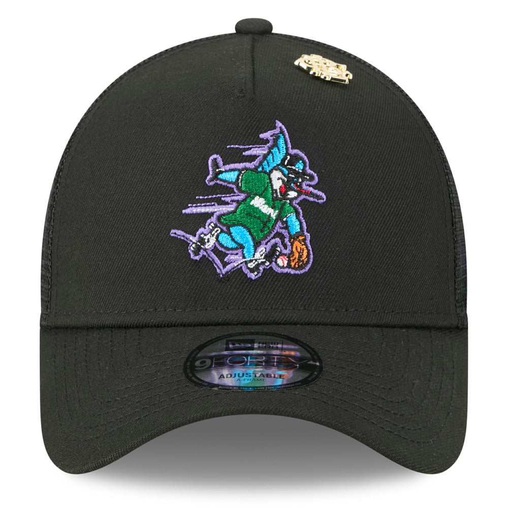 Miami Marlins New Era 2025 Big League Chew A-Frame 9FORTY Adjustable Trucker Hat - MLB Hats