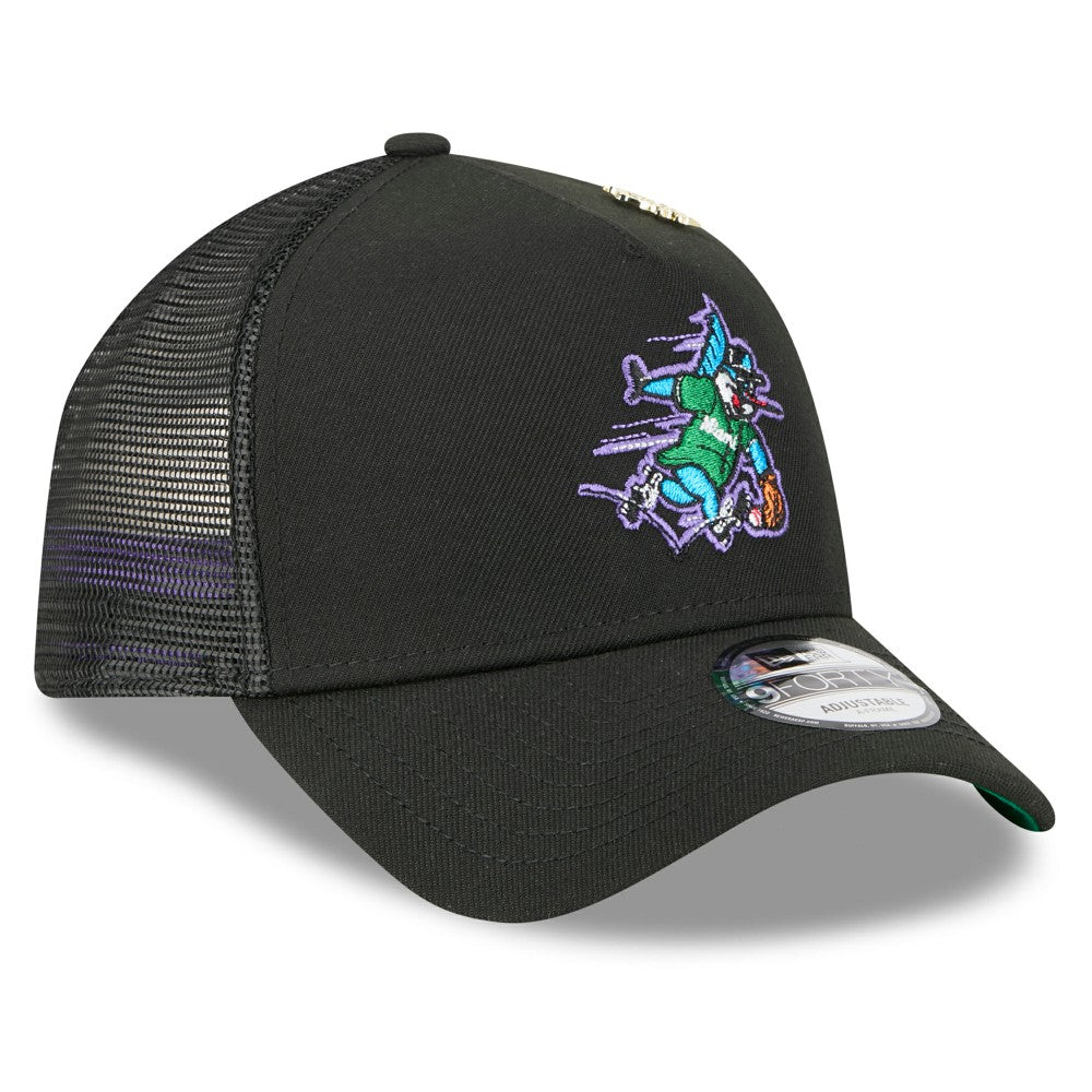 Miami Marlins New Era 2025 Big League Chew A-Frame 9FORTY Adjustable Trucker Hat - MLB Hats