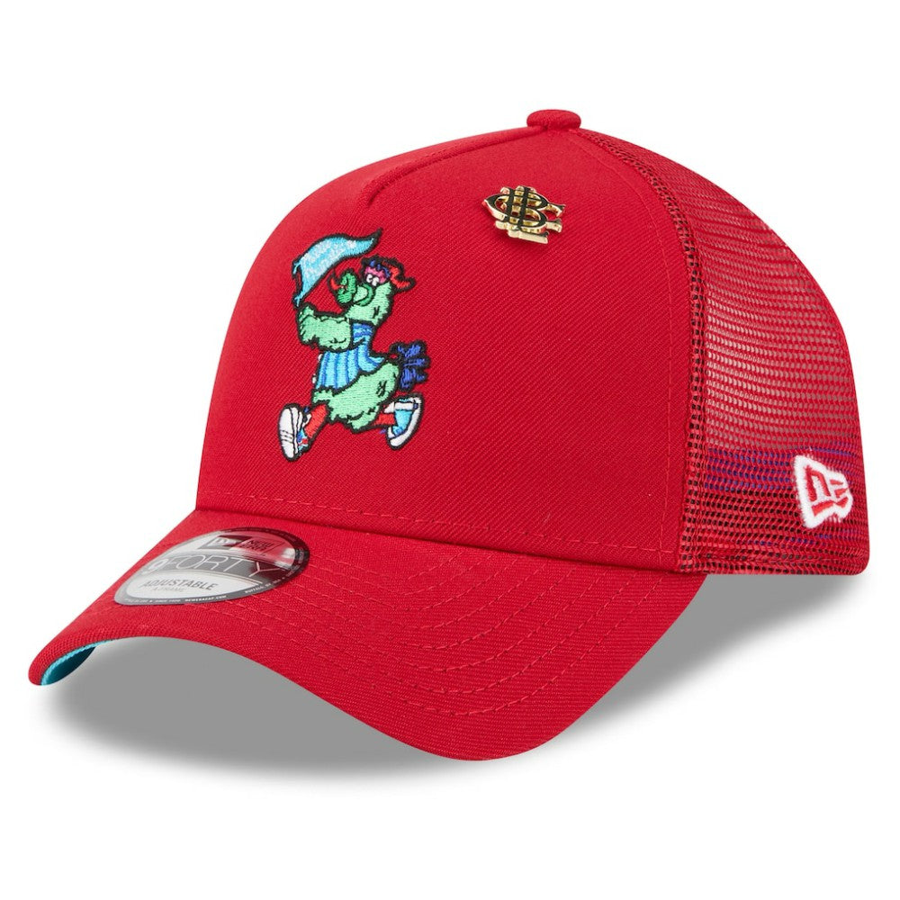 Philadelphia Phillies New Era 2025 Big League Chew A-Frame 9FORTY Adjustable Trucker Hat - MLB Hats