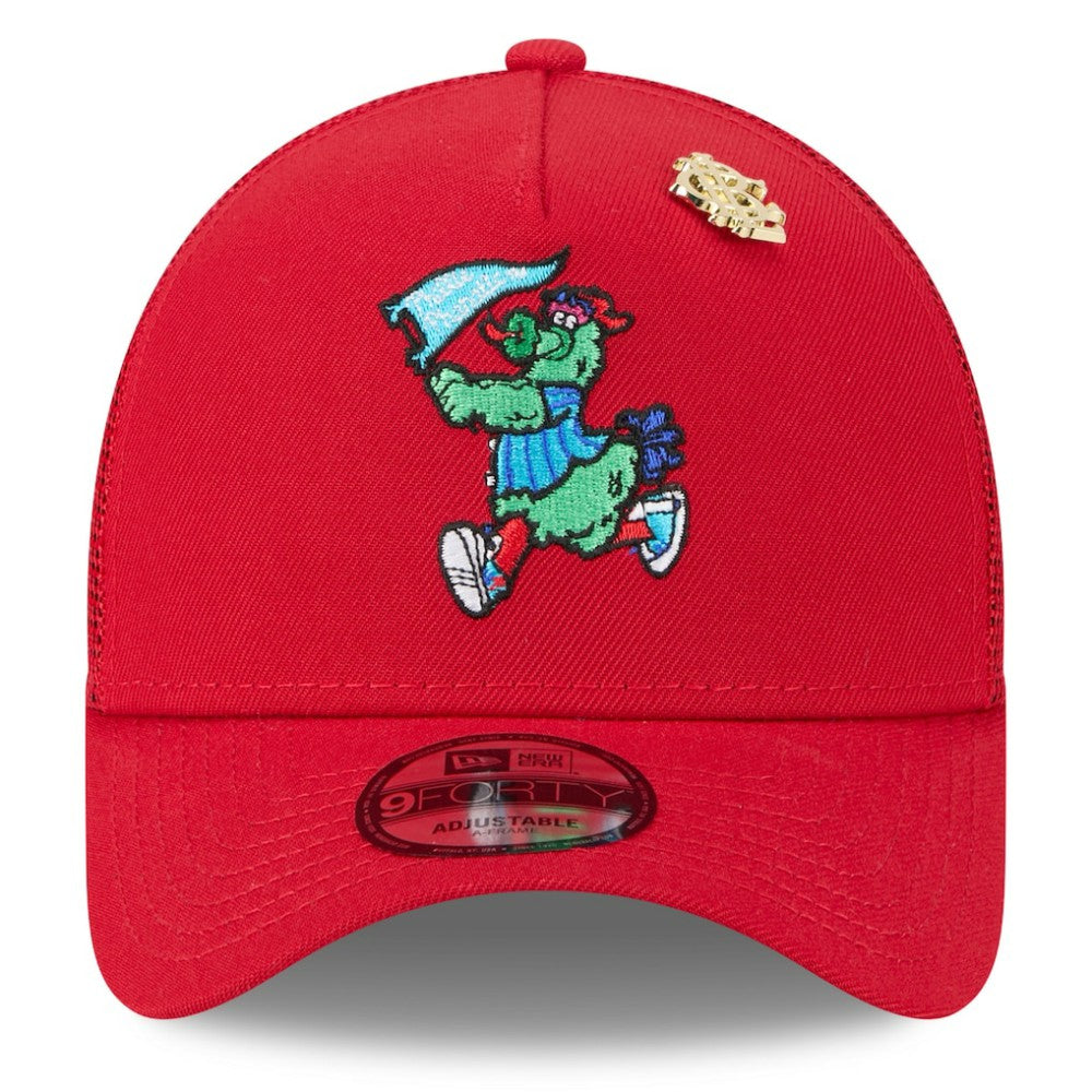 Philadelphia Phillies New Era 2025 Big League Chew A-Frame 9FORTY Adjustable Trucker Hat - MLB Hats