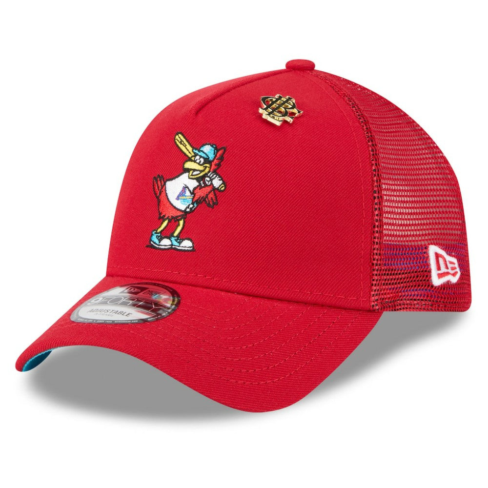 St. Louis Cardinals New Era 2025 Big League Chew A-Frame 9FORTY Adjustable Trucker Hat - MLB Hats