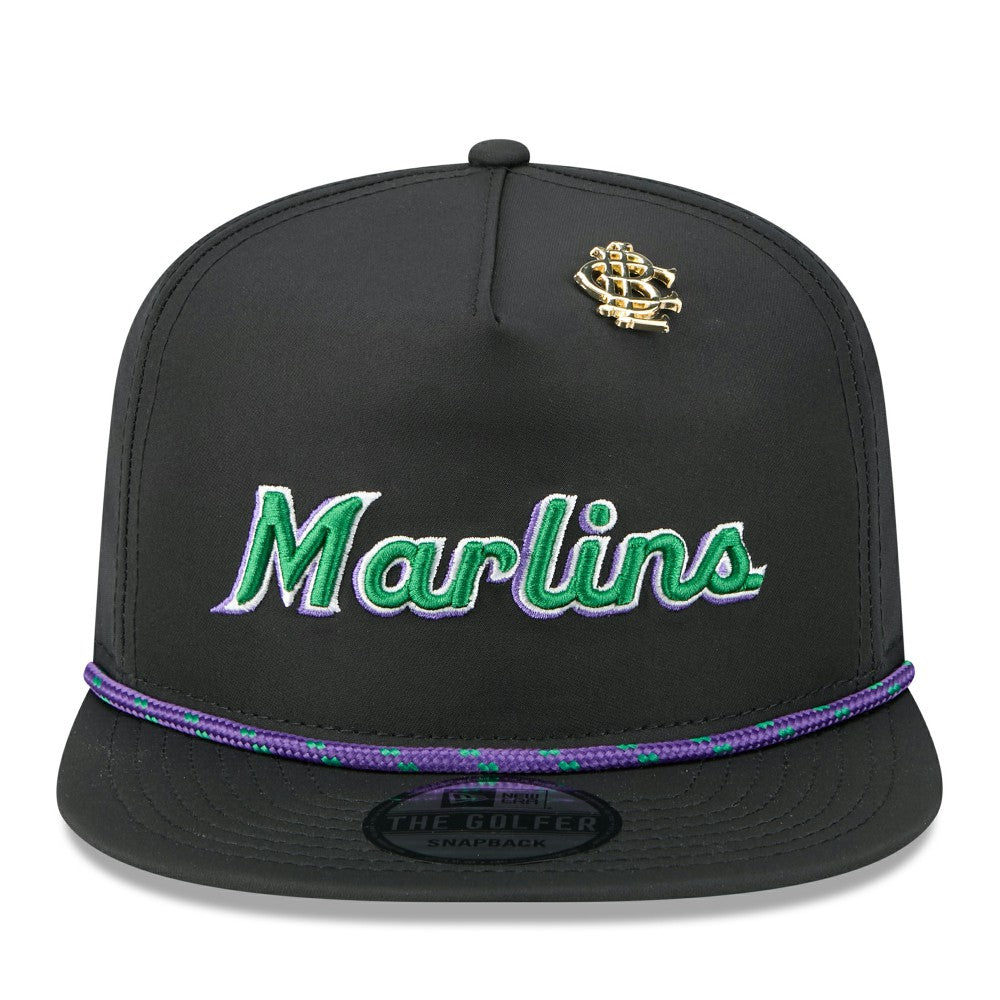 Miami Marlins New Era 2025 Big League Chew Golfer Snapback Hat - MLB Hats