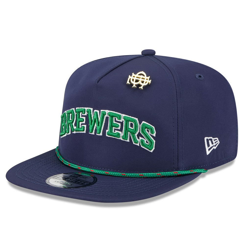 Milwaukee Brewers New Era 2025 Big League Chew Golfer Snapback Hat - MLB Hats
