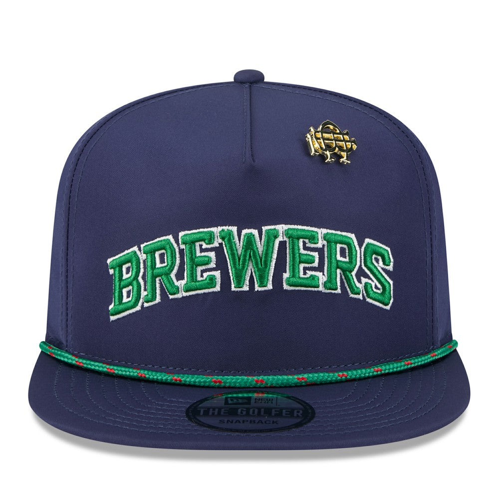 Milwaukee Brewers New Era 2025 Big League Chew Golfer Snapback Hat - MLB Hats