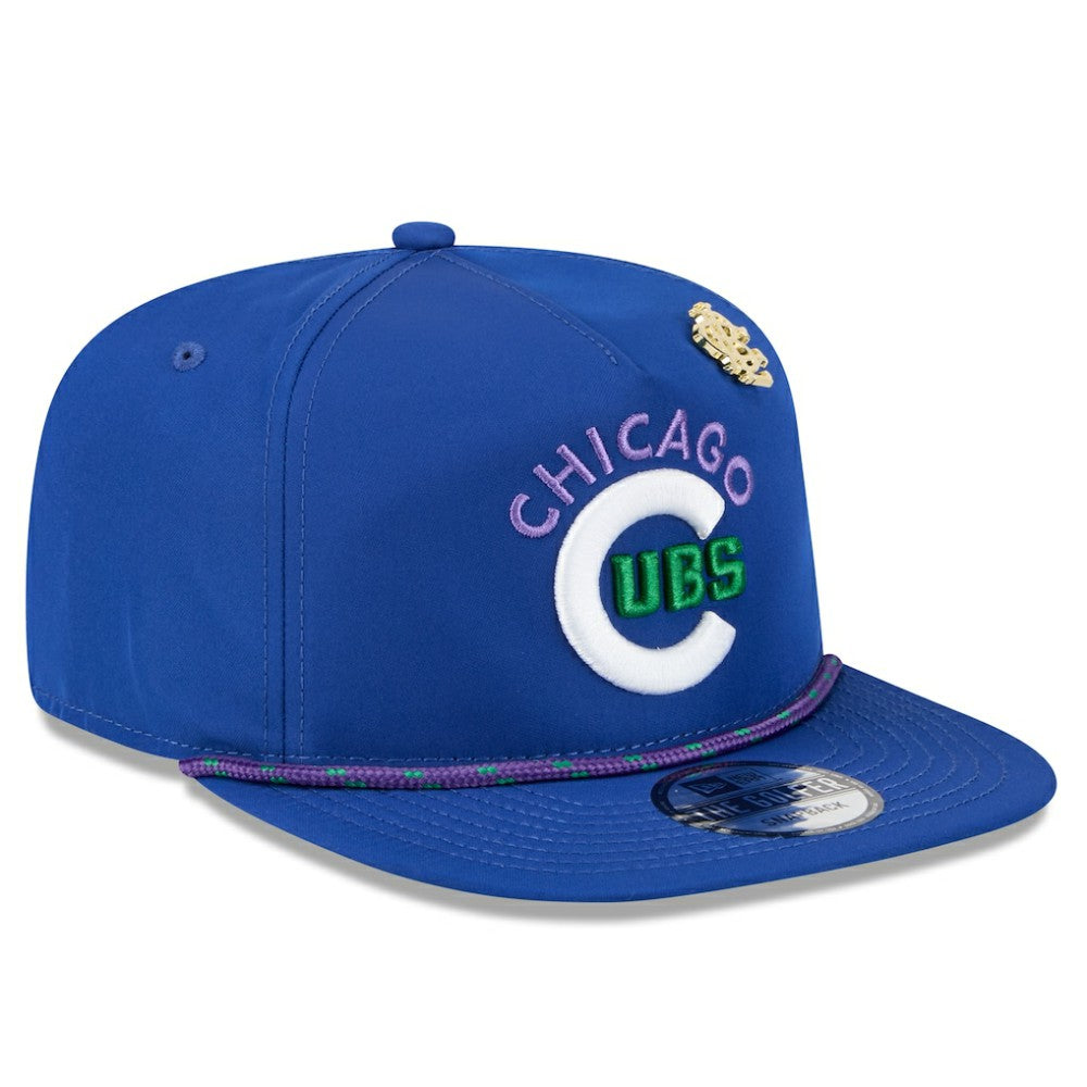 Chicago Cubs New Era 2025 Big League Chew Golfer Snapback Hat - MLB Hats