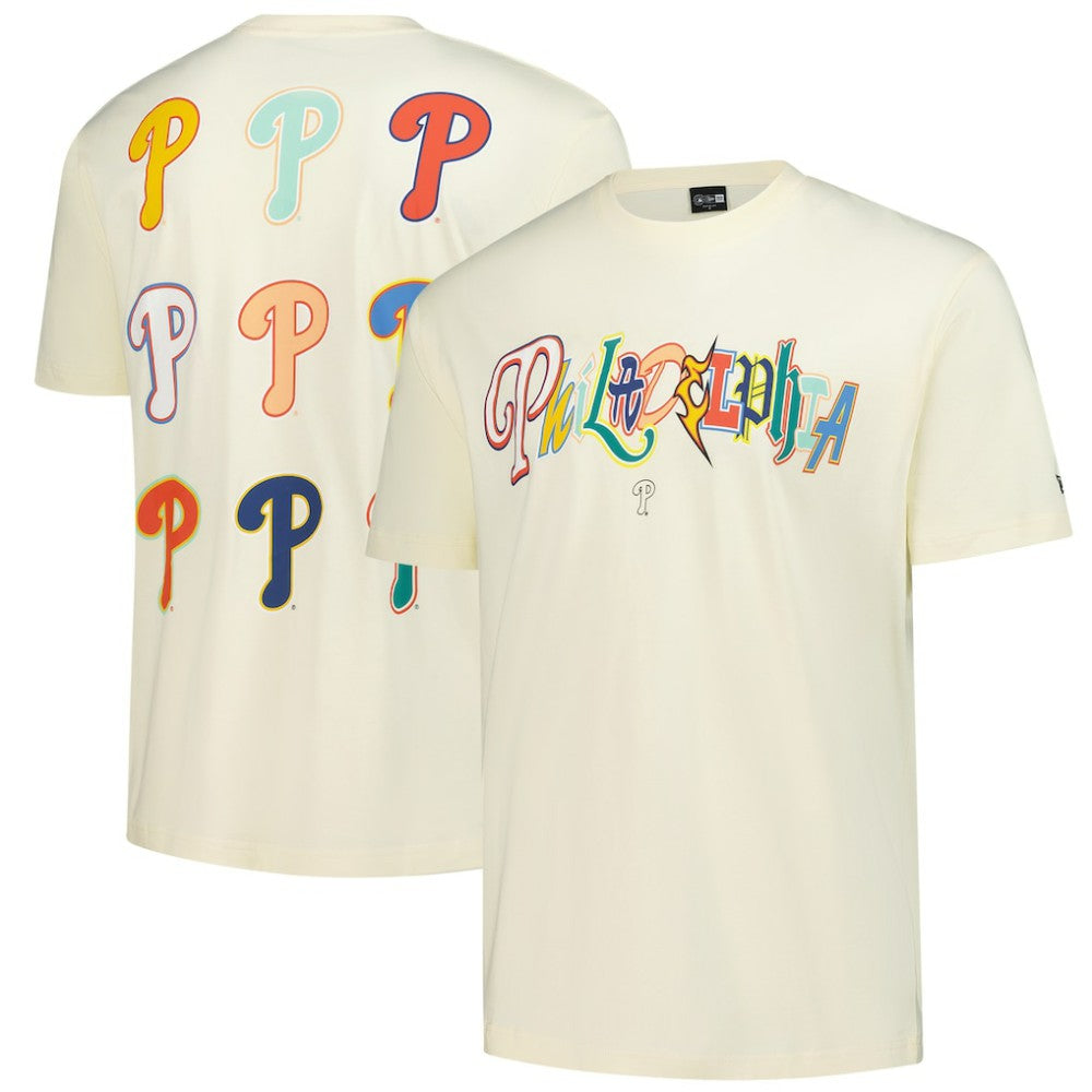 Philadelphia Phillies New Era Ransom Note Oversized T-Shirt - MLB T-shirts