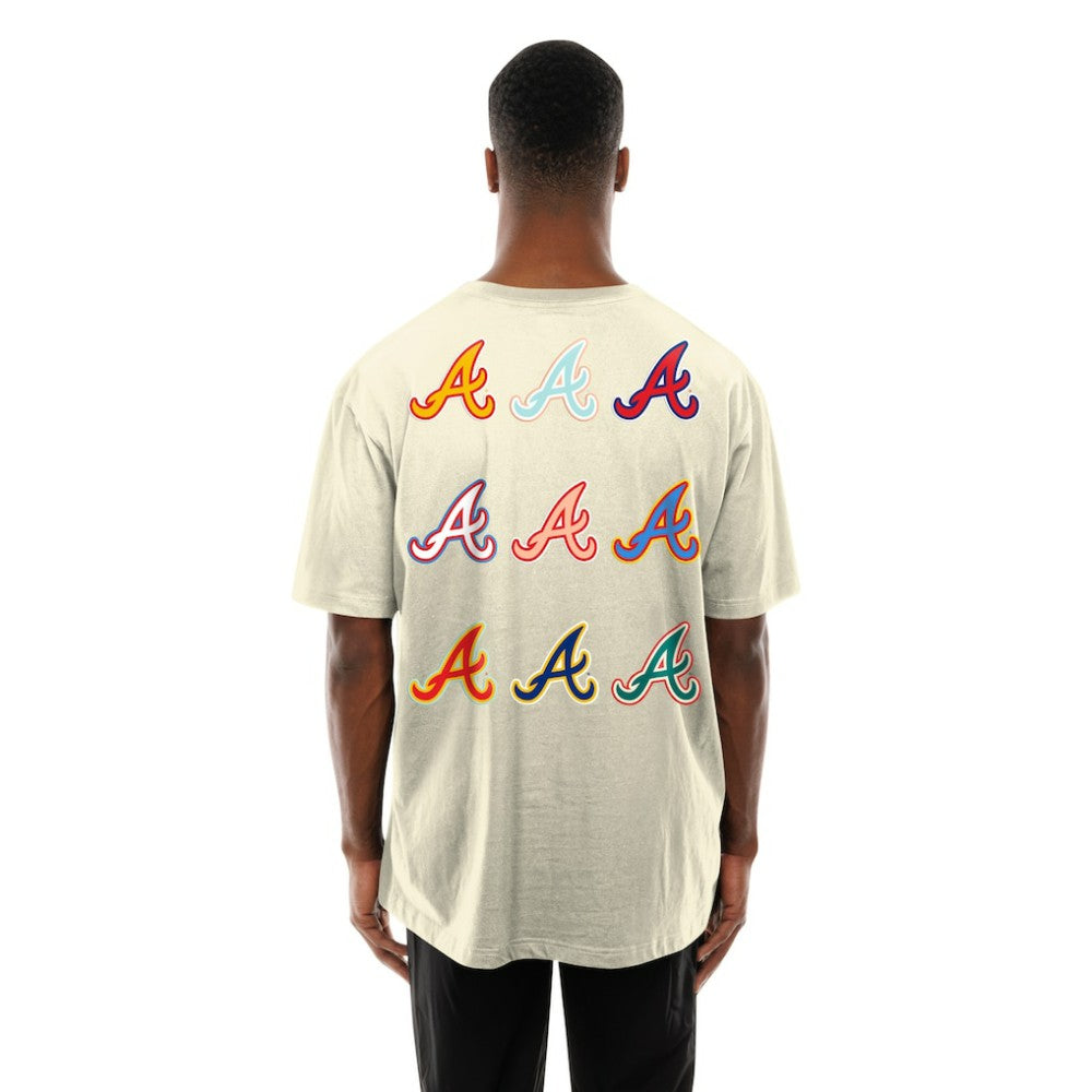 Atlanta Braves New Era Ransom Note Oversized T-Shirt - MLB T-shirts